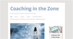 Desktop Screenshot of coachinginthezone.com
